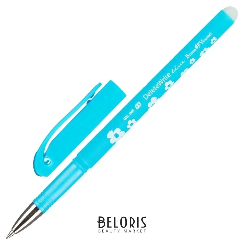 Bruno Visconti Ручка Deletewrite Art. цветочки пиши-стирай 0,5мм вм. 20-0202-2