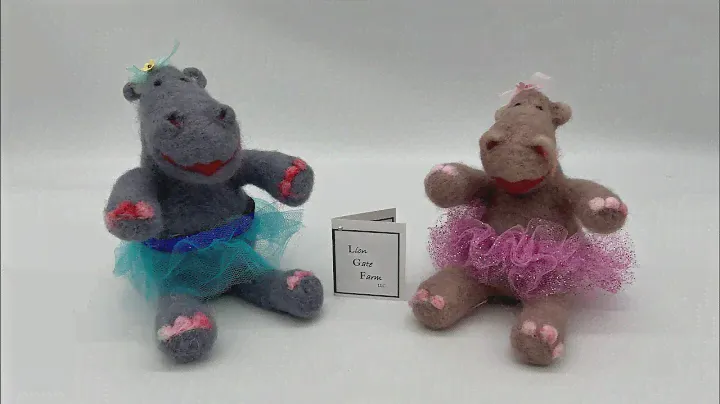 Needle Felting HIPPO Tutorial