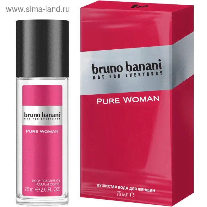 Душистая вода для женщин Bruno Banani Pure Woman, 75 мл-0