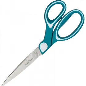 Ножницы Bruno Visconti Ladycut 180мм, асимметричные ручки, синие
