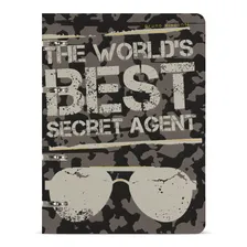 Тетрадь на кольцах А5 80л линия Secret agent мат.лам. софт-тач BRUNO VISCONTI 7-80-631/11