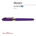 Ручка шариковая синяя 0,5мм Monaco фиолетовый корпус BRUNO VISCONTI 20-0125/12