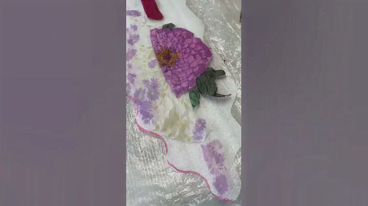 Felt scarf tips part 1 @ArtFelt