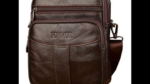 Мужская сумка через плечо Fonmor   цвет коричневый