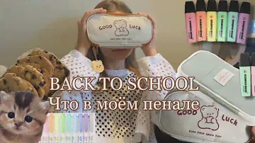 ЧТО В МОЁМ ПЕНАЛЕ? 🤯BACK TO SCHOOL 2023 / ЭСТЕТИЧНАЯ КАНЦЕЛЯРИЯ ✏️🍬 #wb #backtoschool