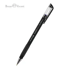 Ручка шариковая синяя 0,5мм EasyWrite. Black BRUNO VISCONTI 20-0051