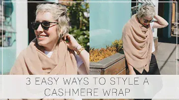 3 Ways To Wear A Lightweight Cashmere Wrap