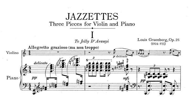 Louis Gruenberg – Jazzettes