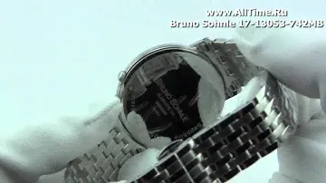 Обзор. Мужские наручные часы Bruno Sohnle 17-13053-742MB